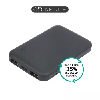 eSTUFF ES641040 Powerbank Lithium-Polymer (LiPo) 5000 mAh Schwarz