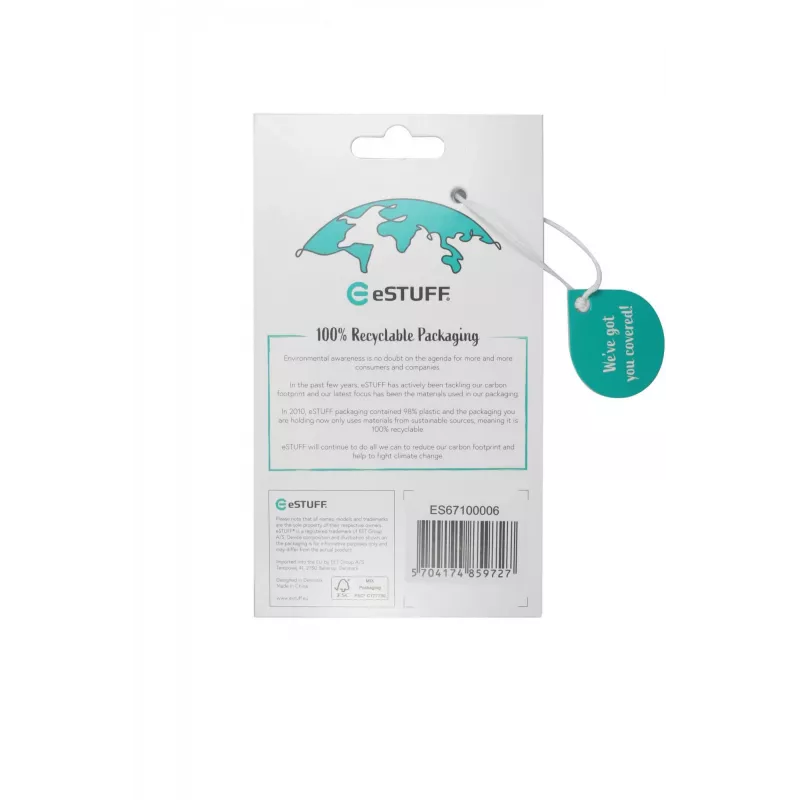 eSTUFF ES67100006 Handyhülle 15,5 cm (6,1 Zoll) Cover Transparent