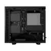 PC-Gehäuse Fractal Design Define 7 Nano Schwarz — Mini-ITX/Mini-DTX, ATX-Netzteil, gehärtetes Glas, 205×399×361 mm