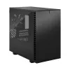PC-Gehäuse Fractal Design Define 7 Nano Schwarz — Mini-ITX/Mini-DTX, ATX-Netzteil, gehärtetes Glas, 205×399×361 mm