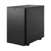 PC-Gehäuse Fractal Design Define 7 Nano Schwarz — Mini-ITX/Mini-DTX, ATX-Netzteil, gehärtetes Glas, 205×399×361 mm
