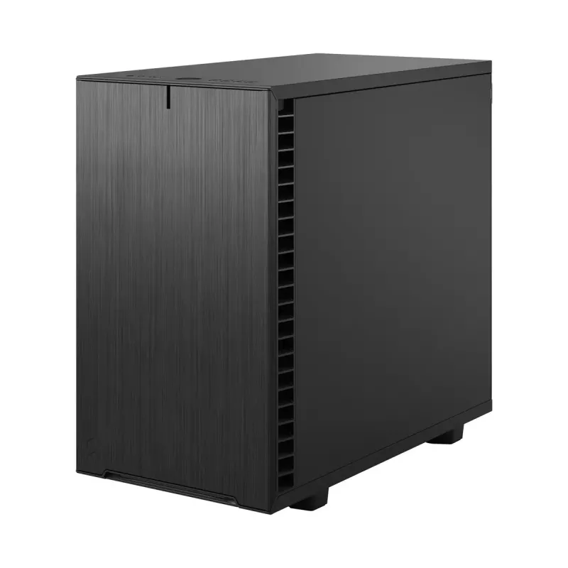 PC-Gehäuse Fractal Design Define 7 Nano Schwarz — Mini-ITX/Mini-DTX, ATX-Netzteil, gehärtetes Glas, 205×399×361 mm