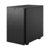 PC-Gehäuse Fractal Design Define 7 Nano Schwarz — Mini-ITX/Mini-DTX, ATX-Netzteil, gehärtetes Glas, 205×399×361 mm