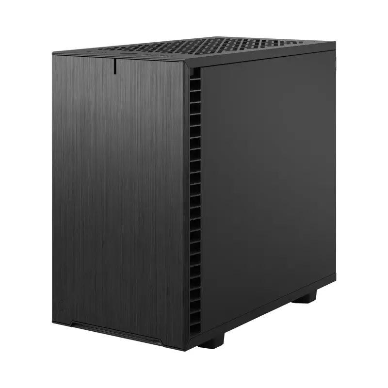 PC-Gehäuse Fractal Design Define 7 Nano Schwarz — Mini-ITX/Mini-DTX, ATX-Netzteil, gehärtetes Glas, 205×399×361 mm
