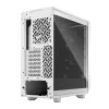 PC-Tower-Gehäuse Fractal Design Meshify 2 Compact — Weiß, unterstützt ATX-Netzteile, 2×140 mm vorne, 1×120 mm hinten, 2,5-Zoll-/3,5-Zoll-Laufwerke, 210×424×475 mm