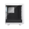 PC-Gehäuse Fractal Design Meshify 2 Compact RGB Weiß — ATX/microATX/Mini-ITX, unterstützt 3x120 mm vorne + 1x120 mm hinten, 2,5 Zoll/3,5 Zoll Laufwerke