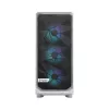 PC-Gehäuse Fractal Design Meshify 2 Compact RGB Weiß — ATX/microATX/Mini-ITX, unterstützt 3x120 mm vorne + 1x120 mm hinten, 2,5 Zoll/3,5 Zoll Laufwerke