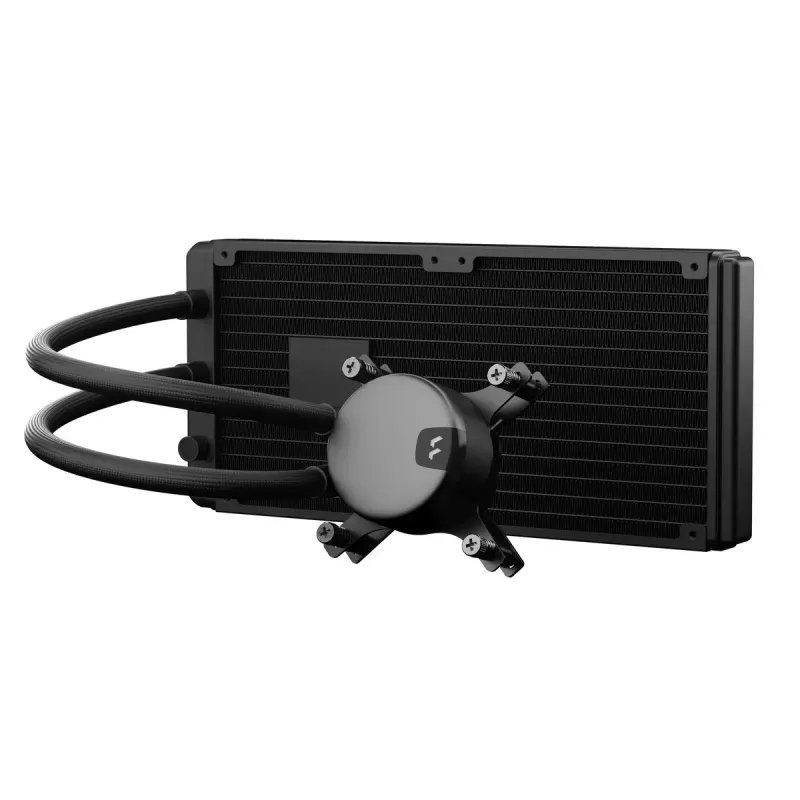 All-in-One-Flüssig-CPU-Kühler Fractal Design Lumen S28 v2 RGB — 140-mm-Lüfter, 500–1700 U/min, Schwarz