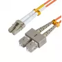 Microconnect FIB420002 InfiniBand/Glasfaserkabel 2 m LC SC Orange
