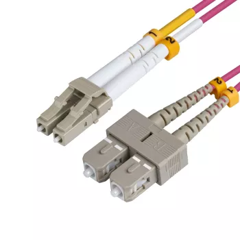 Microconnect FIB4220005P InfiniBand/Glasfaserkabel 0,5 m LC SC Violett