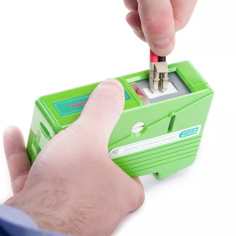 StarTech.com Glasfaser-Reiniger, Reinigungskassette für Glasfaserverbinder, LC-Glasfaser-Reiniger, Glasfaserkabel-Reiniger, für optische LC/SC/ST/FC-Kabel