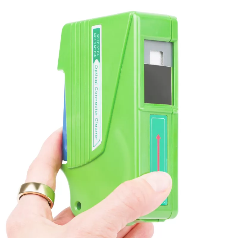 StarTech.com Glasfaser-Reiniger, Reinigungskassette für Glasfaserverbinder, LC-Glasfaser-Reiniger, Glasfaserkabel-Reiniger, für optische LC/SC/ST/FC-Kabel
