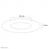 Neomounts FPMA-CRS6 Deckenabdeckung – Durchm. 60 mm, Silber, Kunststoff, Decke, 3 mm, 6 cm, 1 Stk.