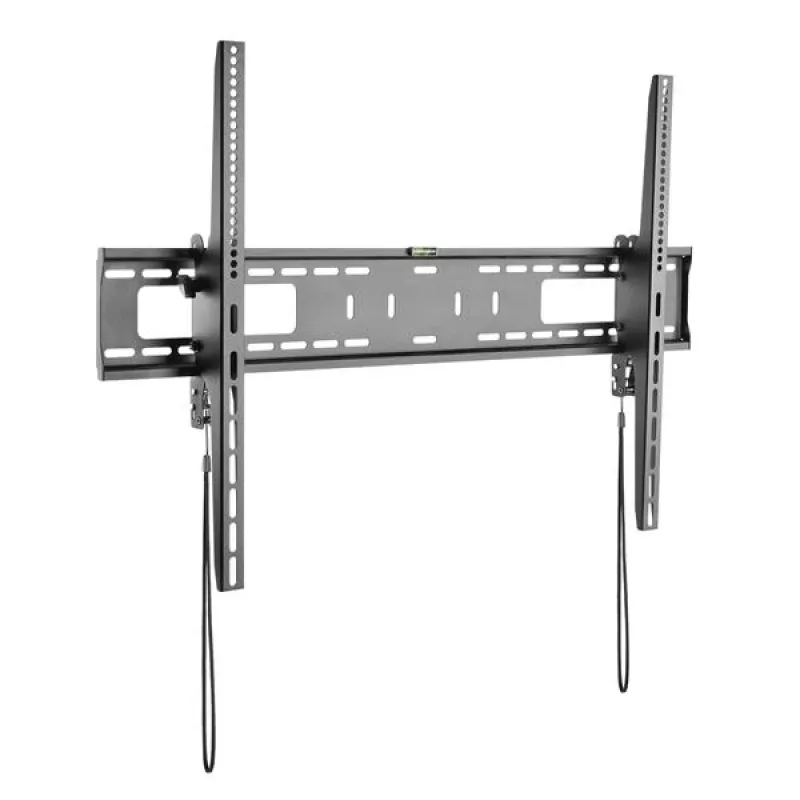 StarTech.com TV-Wandhalterung für 60-100 Zoll VESA-Displays (165lb/75kg) – Schwerlast-Neigbare Universal-TV-Wandhalterung – Verstellbare Montagehalterung für große Flachbildschirme – Flaches Profil