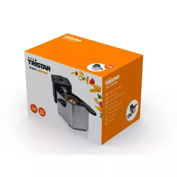 Fritteuse Tristar FR-6919 2L 800W Schwarz Edelstahl