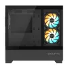 GIGABYTE C201 PANORAMIC PC-Gehäuse – Mid Tower, m-ATX, 360-mm-Radiator-Unterstützung, 3 vorinstallierte Lüfter, USB 3.0, Unterstützung für RGB Fusion