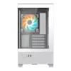 GIGABYTE C201 PANORAMIC ICE PC-Gehäuse – Mid Tower, m-ATX, 360-mm-Radiator-Unterstützung, 3 vorinstallierte Lüfter, USB 3.0, RGB-Fusion-Unterstützung