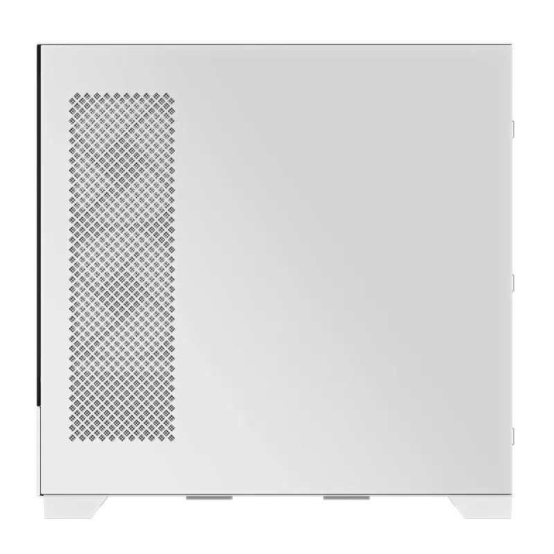 GIGABYTE C201 PANORAMIC ICE PC-Gehäuse – Mid Tower, m-ATX, 360-mm-Radiator-Unterstützung, 3 vorinstallierte Lüfter, USB 3.0, RGB-Fusion-Unterstützung
