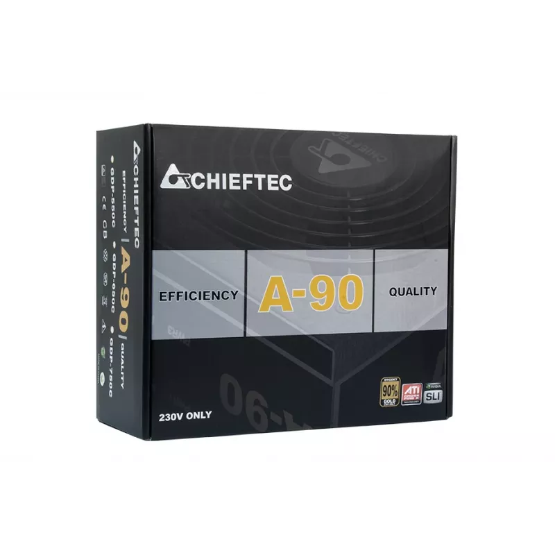 Chieftec GDP-750C Netzteil 750 W 20+4 Pin ATX PS/2 Schwarz