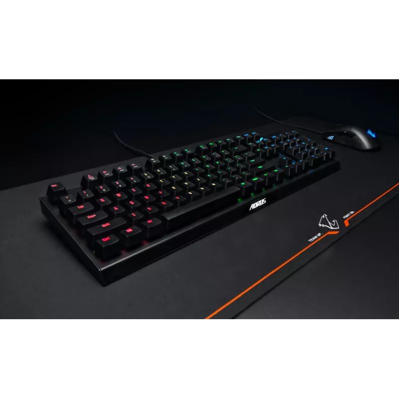 GIGABYTE AMP900 Gaming-Mauspad Schwarz, Orange