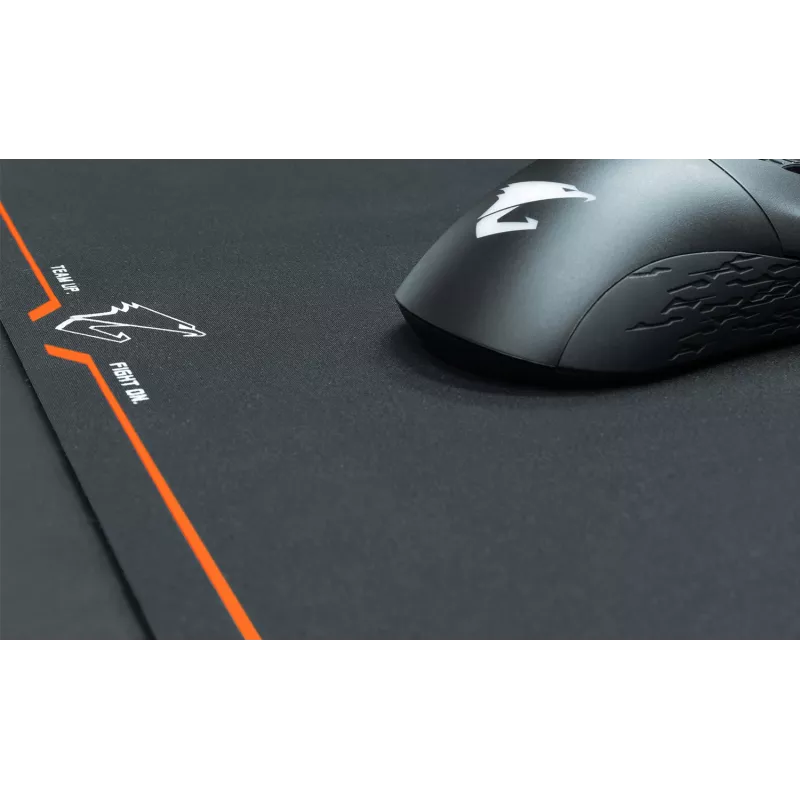 GIGABYTE AMP900 Gaming-Mauspad Schwarz, Orange
