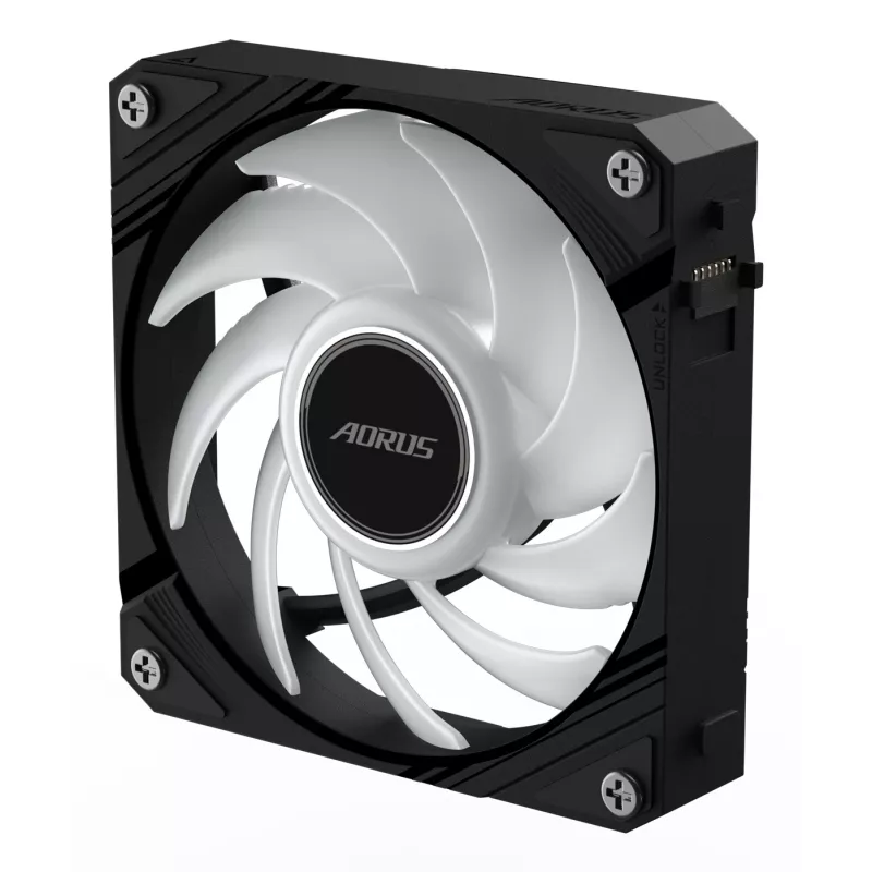All-in-One-Flüssigkeitskühler GIGABYTE AORUS EZ CHAIN FAN 120 12 cm Schwarz