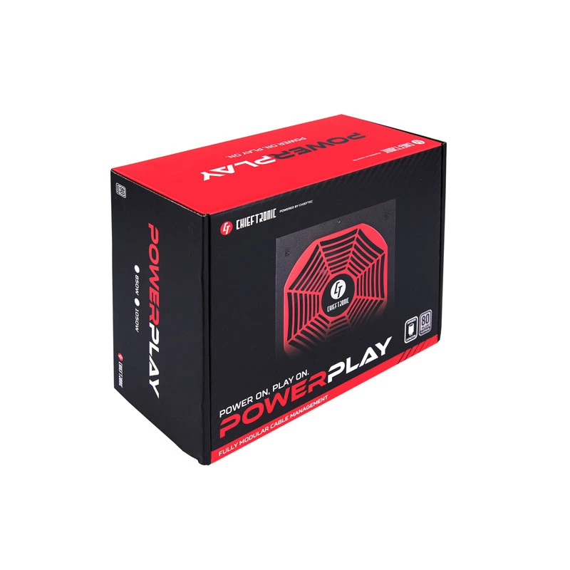 Chieftec PowerPlay Netzteil 850 W 20+4-Pin ATX PS/2 Schwarz, Rot