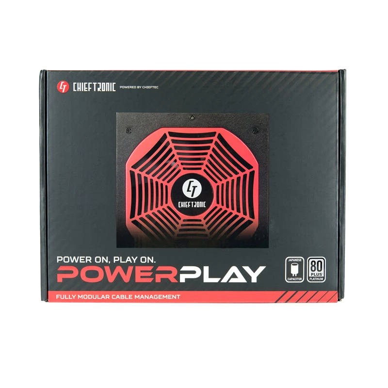 Chieftec PowerPlay Netzteil 850 W 20+4-Pin ATX PS/2 Schwarz, Rot