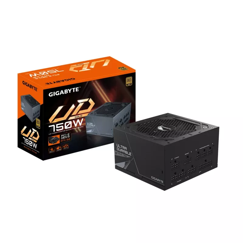 GIGABYTE UD750GM PG5 Netzteil 750 W 20+4 Pin ATX ATX Schwarz