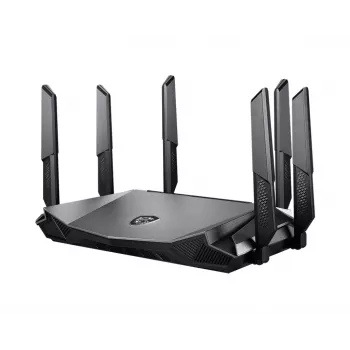 MSI RadiX AX6600 WiFi 6 Tri-Band WLAN-Router Gigabit Ethernet Tri-Band (2,4 GHz / 5 GHz / 5 GHz) Schwarz