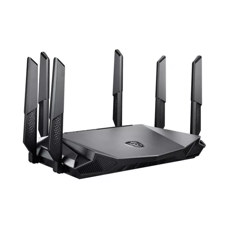 MSI RadiX AX6600 WiFi 6 Tri-Band WLAN-Router Gigabit Ethernet Tri-Band (2,4 GHz / 5 GHz / 5 GHz) Schwarz