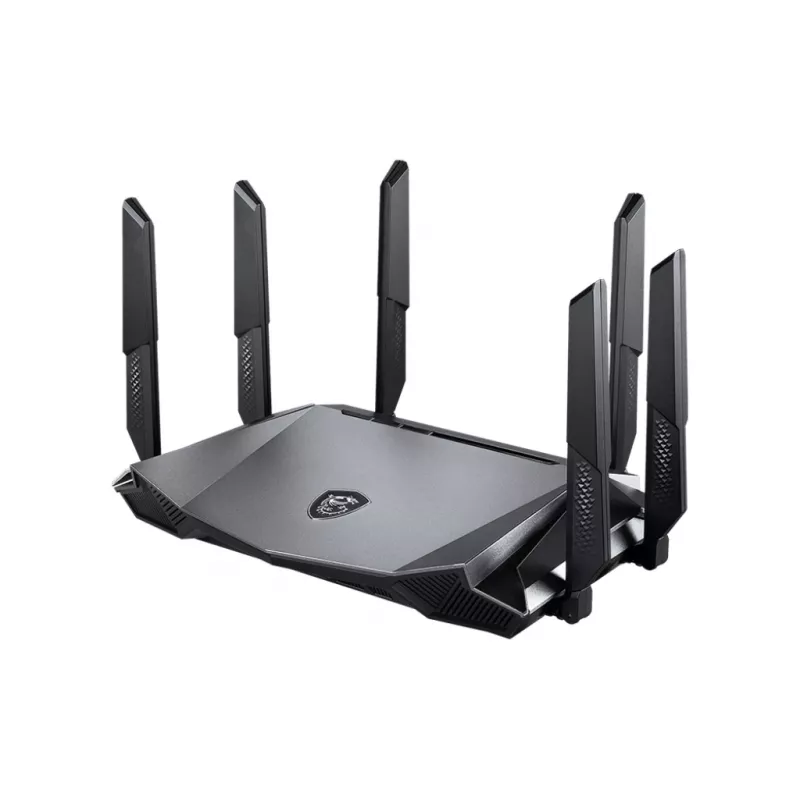 MSI RadiX AX6600 WiFi 6 Tri-Band WLAN-Router Gigabit Ethernet Tri-Band (2,4 GHz / 5 GHz / 5 GHz) Schwarz