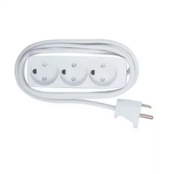 Microconnect GRU035WDK Stromverlängerung 5 m 3 AC-Ausgänge Innenbereich Weiß