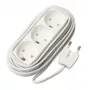 Stromverlängerungskabel Microconnect GRUELU3H050 5 m 3 AC-Steckdosen Weiß