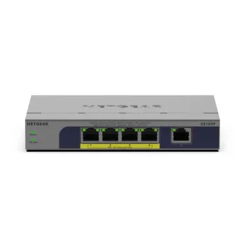 Unmanaged 5-Port PoE Switch Netgear GS105P 1Gb Ethernet mit Power over Ethernet (GS105P-300EUS)