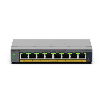 NETGEAR GS108EPP Unmanaged Gigabit Ethernet (10/100/1000) Power over Ethernet (PoE) Desktop/Wandmontage Grau
