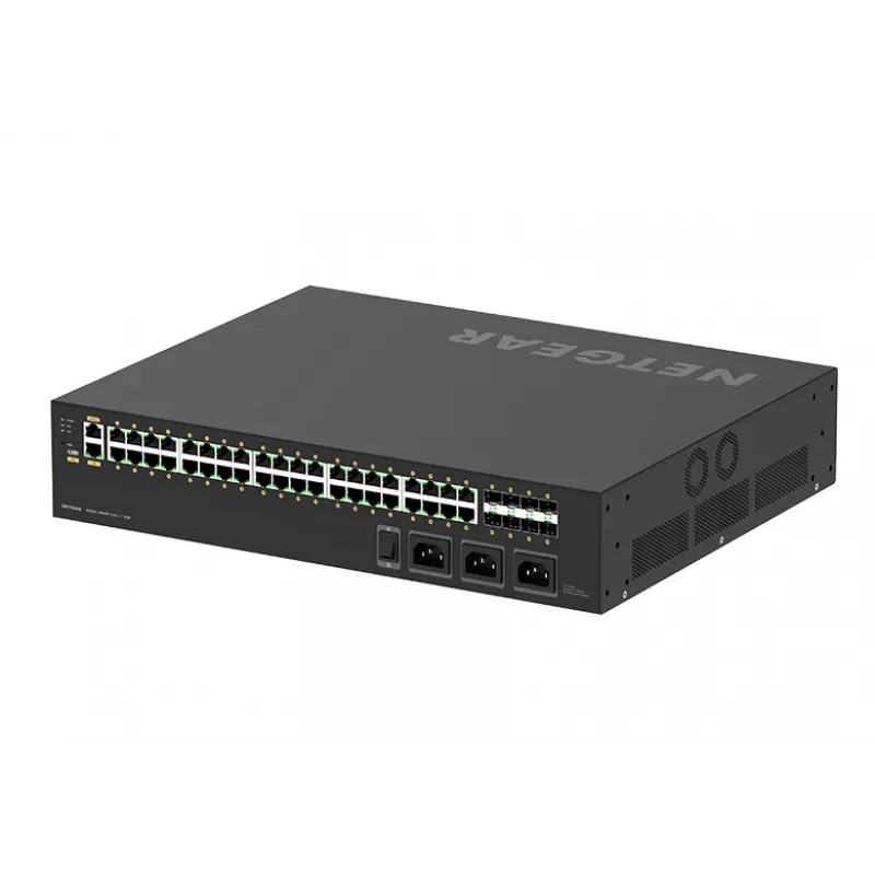 NETGEAR M4250-40G8XF-PoE++ Managed L2/L3 Gigabit Ethernet (10/100/1000) Power over Ethernet (PoE) 2U Schwarz