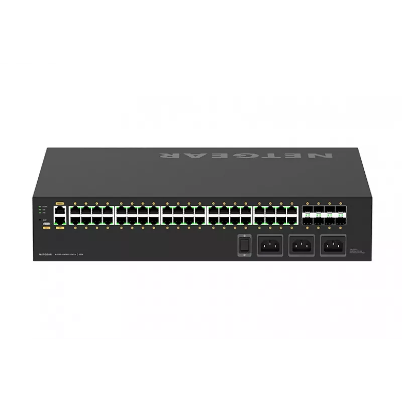 NETGEAR M4250-40G8XF-PoE++ Managed L2/L3 Gigabit Ethernet (10/100/1000) Power over Ethernet (PoE) 2U Schwarz