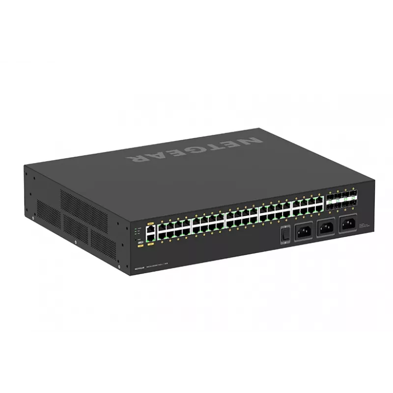 NETGEAR M4250-40G8XF-PoE++ Managed L2/L3 Gigabit Ethernet (10/100/1000) Power over Ethernet (PoE) 2U Schwarz