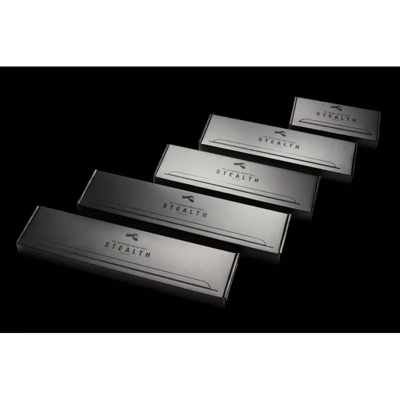 Handgelenkauflage GLORIOUS GSW-100-STEALTH — Schaumstoff, Schwarz, 430×100×13 mm