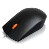 Kabelgebundene optische USB-Typ-A-Maus, beidhändig, Lenovo GX30M39704 — 1600 DPI, 3 Tasten, 1,8 m Kabel, schwarz
