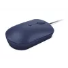 Kabelgebundene optische USB-C-Maus Lenovo GY51D20878, beidhändig, 2400 DPI, 4 Tasten, blau