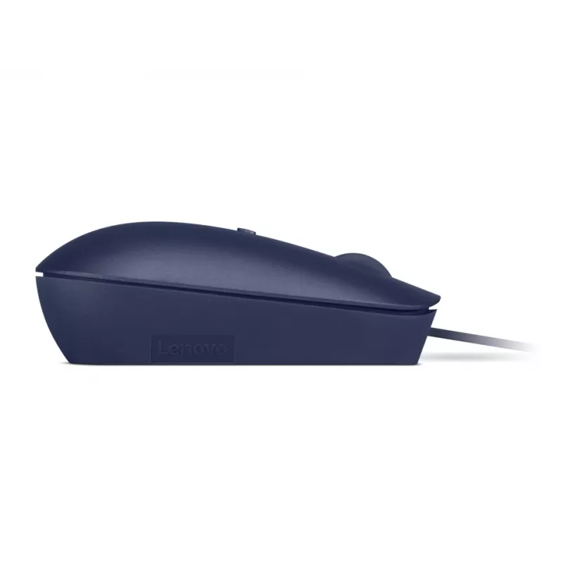 Kabelgebundene optische USB-C-Maus Lenovo GY51D20878, beidhändig, 2400 DPI, 4 Tasten, blau