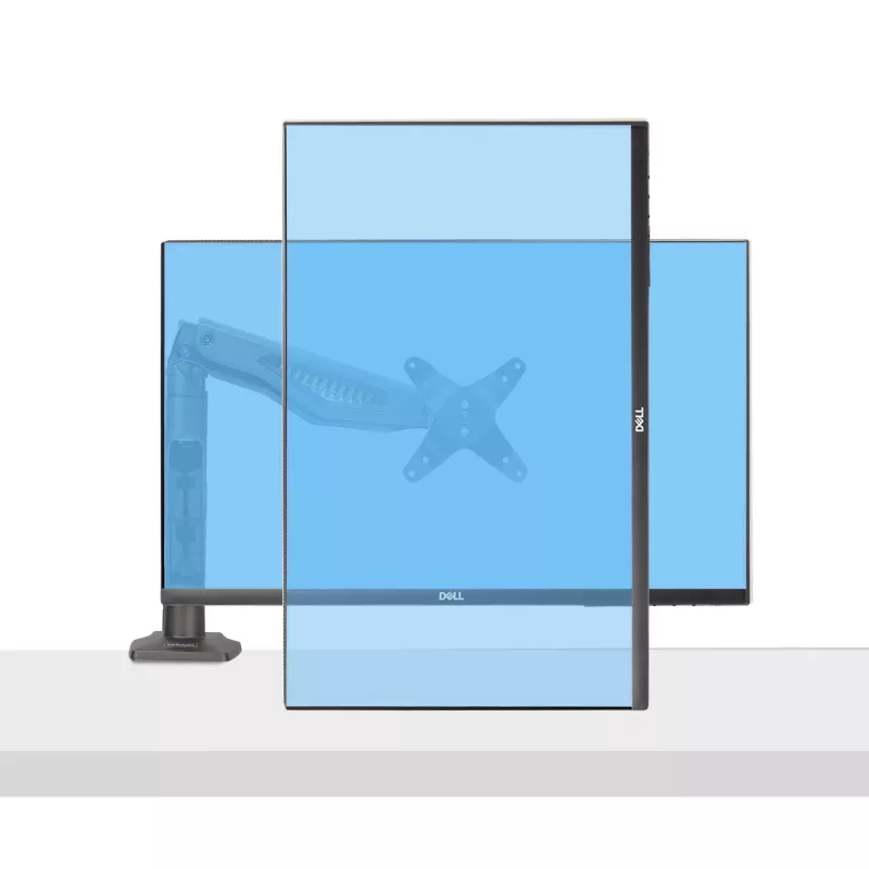 StarTech.com Schreibtisch-Monitorarm, bis zu 32 Zoll Display, max. 22 lb/10 kg, VESA 75x75/100x100, Tischklemme, voll beweglich, mechanische Feder, TAA-konform
