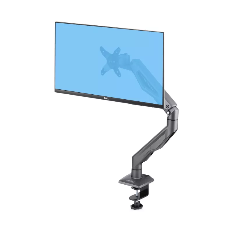 StarTech.com Schreibtisch-Monitorarm, bis zu 32 Zoll Display, max. 22 lb/10 kg, VESA 75x75/100x100, Tischklemme, voll beweglich, mechanische Feder, TAA-konform