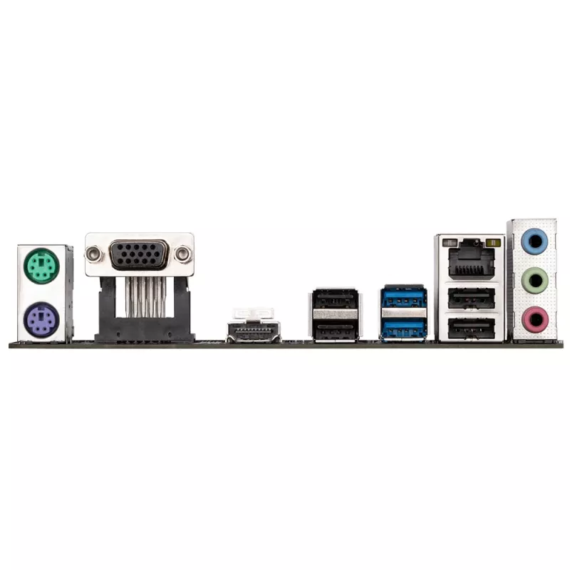 GIGABYTE H610M H V2 DDR4 Mainboard - Unterstützt Intel Core 14. Generation, 6+1+1 Hybrid Digital VRM, bis zu 3200 MHz DDR4 (OC), 1x PCIe 3.0 M.2, GbE LAN, USB 3.2 Gen 1