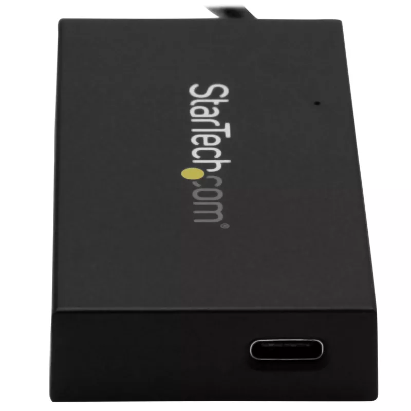 StarTech.com 4 Port USB 3.0 Hub - USB Typ-A Hub mit 1x USB-C & 3x USB-A (SuperSpeed 5 Gbit/s) - USB Bus- oder Netzteilbetrieb - Tragbarer USB 3.1/3.2 Gen 1 BC 1.2 Lade-Hub mit Netzteil~4 Port USB 3.0 Hub - USB Typ-A Hub mit 1x USB-C & 3x USB-A (SuperSpeed 5 Gbit/s) - USB Bus- oder Netzteilbetrieb - Tragbarer USB 3.2 Gen 1 BC 1.2 Lade-Hub mit Netzteil