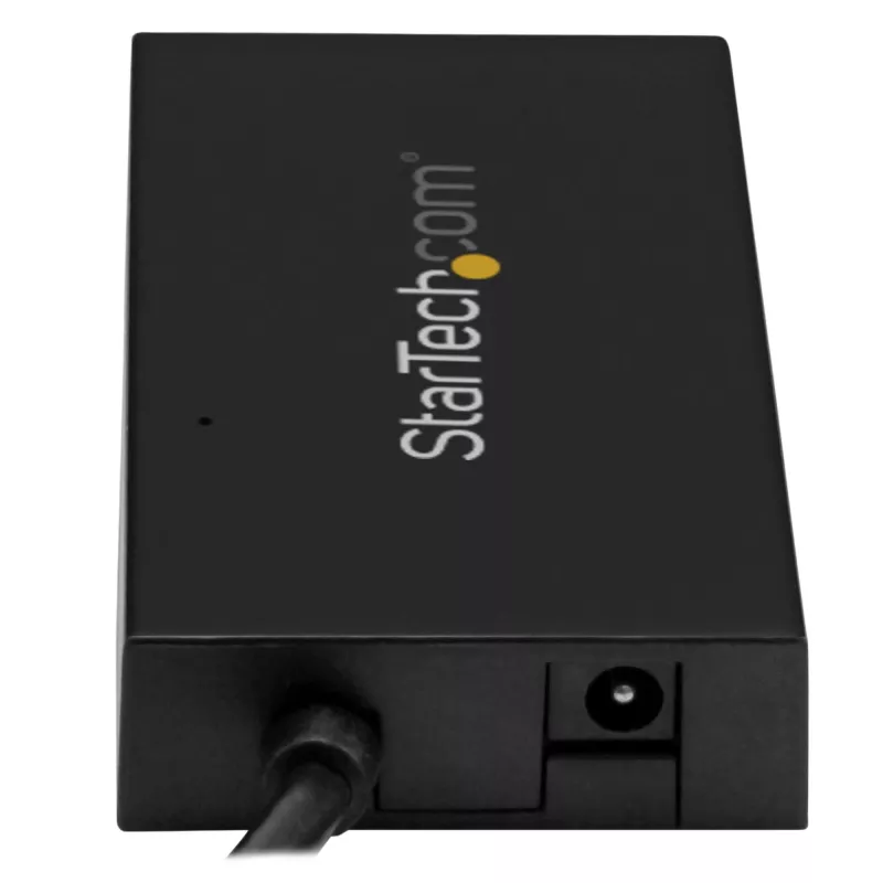 StarTech.com 4 Port USB 3.0 Hub - USB Typ-A Hub mit 1x USB-C & 3x USB-A (SuperSpeed 5 Gbit/s) - USB Bus- oder Netzteilbetrieb - Tragbarer USB 3.1/3.2 Gen 1 BC 1.2 Lade-Hub mit Netzteil~4 Port USB 3.0 Hub - USB Typ-A Hub mit 1x USB-C & 3x USB-A (SuperSpeed 5 Gbit/s) - USB Bus- oder Netzteilbetrieb - Tragbarer USB 3.2 Gen 1 BC 1.2 Lade-Hub mit Netzteil
