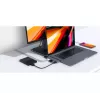 HUB HYPER HD28C USB 3.2 Gen 1 Type-C Grau MicroSD SD HDMI Thunderbolt 3