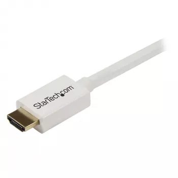 StarTech.com 3m / 10 ft CL3 Rated HDMI-Kabel mit Ethernet – für Unterputzinstallation geeignetes Ultra-HD-HDMI-Kabel – 4K 30Hz UHD High-Speed-HDMI-Kabel – 10,2 Gbit/s – HDMI 1.4 Video-/Anzeigekabel – 30AWG, Weiß